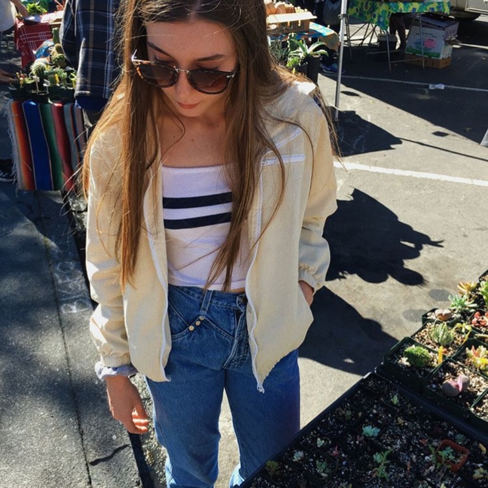 Yellow brandy melville jacket